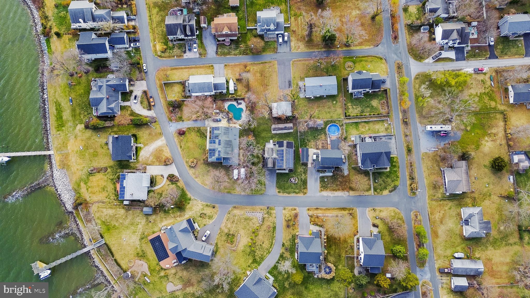 4220 Kings Road Edgewater, MD 21037 - Photo 64 of 78 Charming waterfront neighborhood from above.