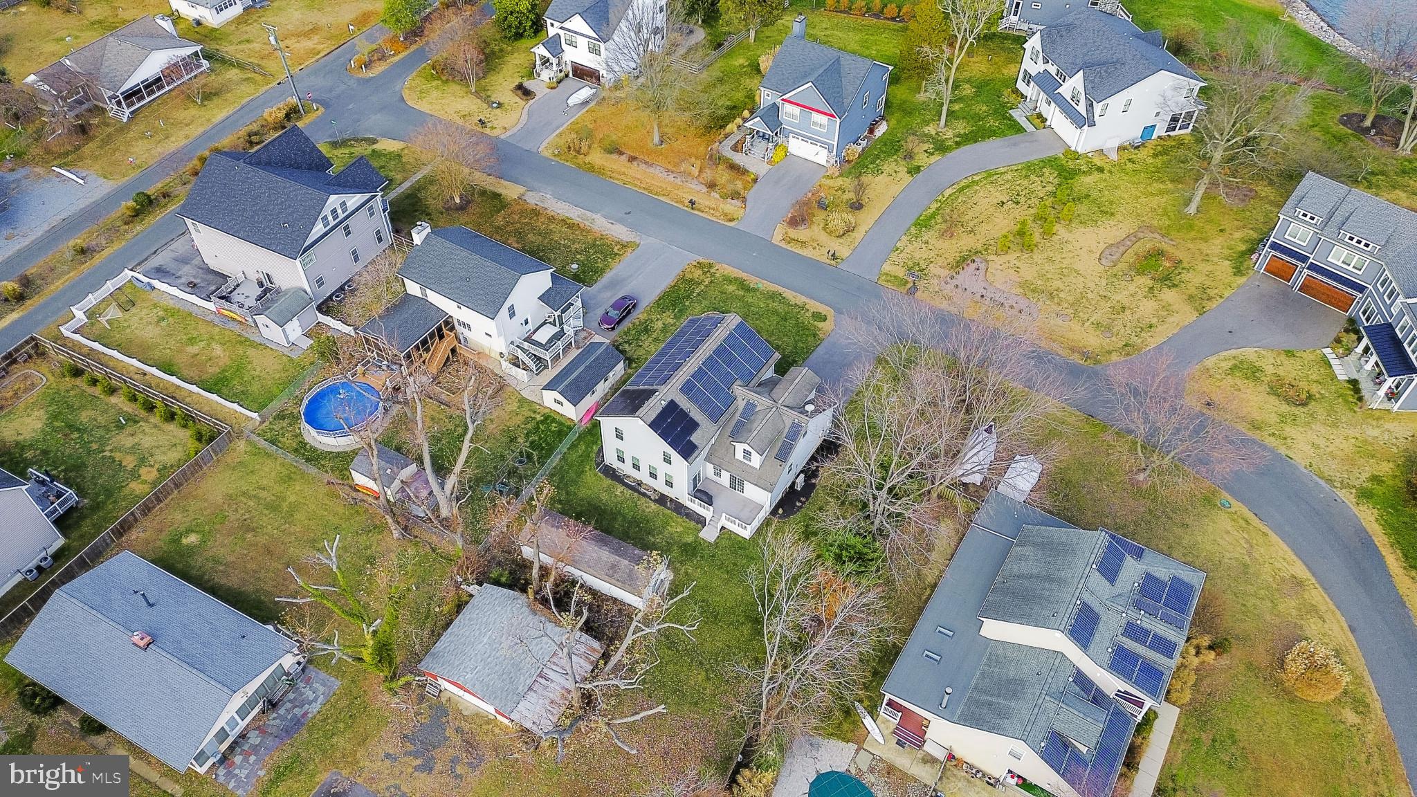 4220 Kings Road Edgewater, MD 21037 - Photo 66 of 78 an aerial view of a house with a yard
