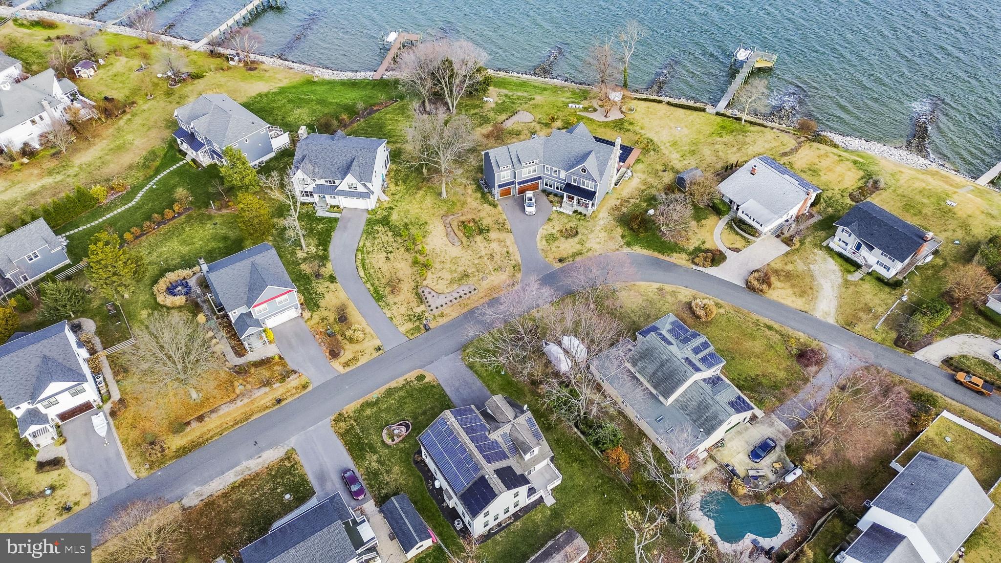 4220 Kings Road Edgewater, MD 21037 - Photo 67 of 78 Charming waterfront community from above.