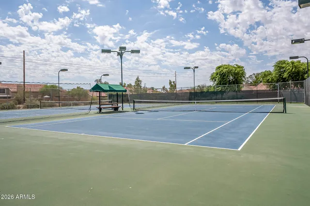 a view of outdoor space with seating area