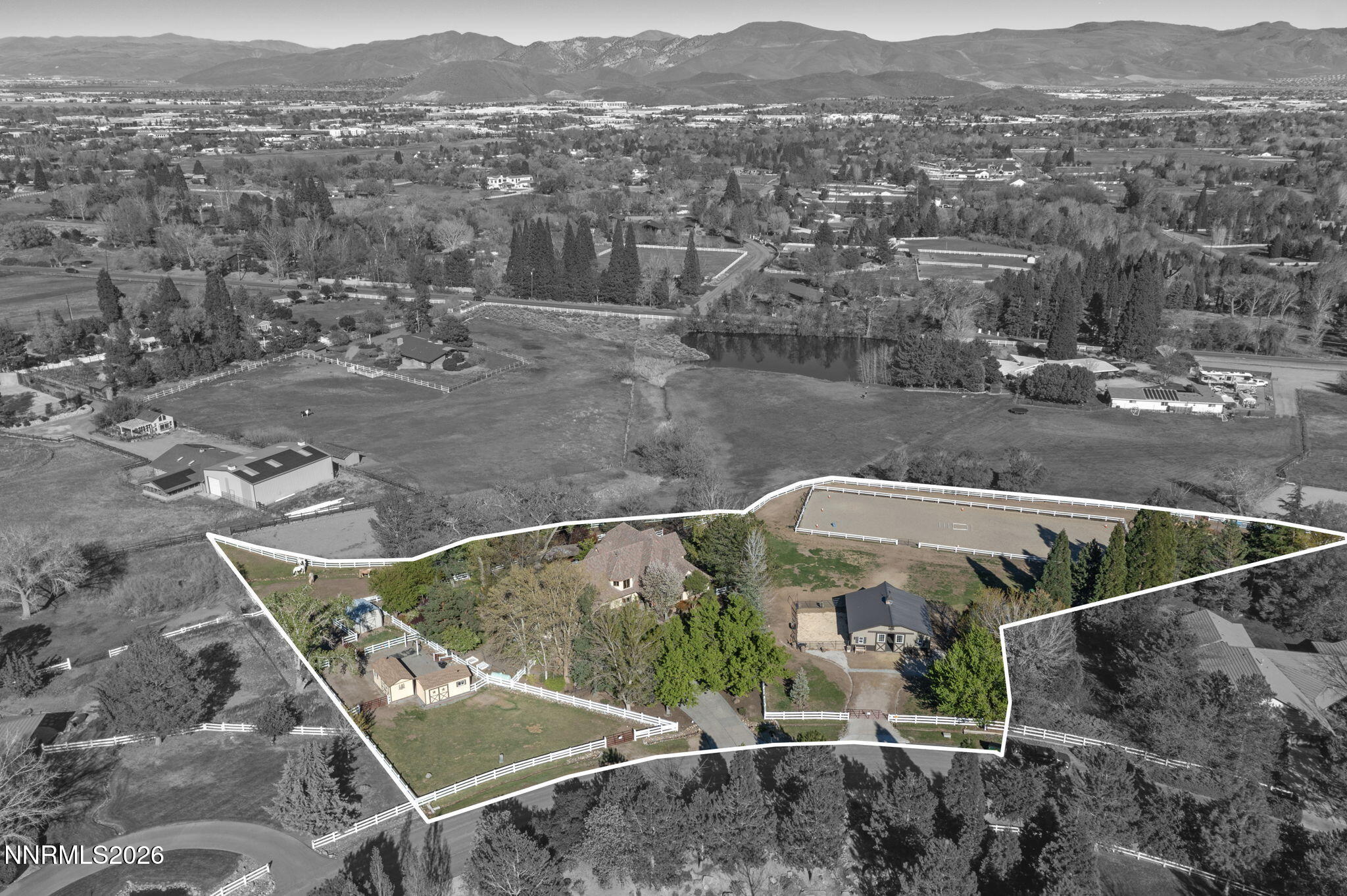 7850 Kevin Circle Reno, NV 89511 - Photo 68 of 68 an aerial view of residential houses with outdoor space