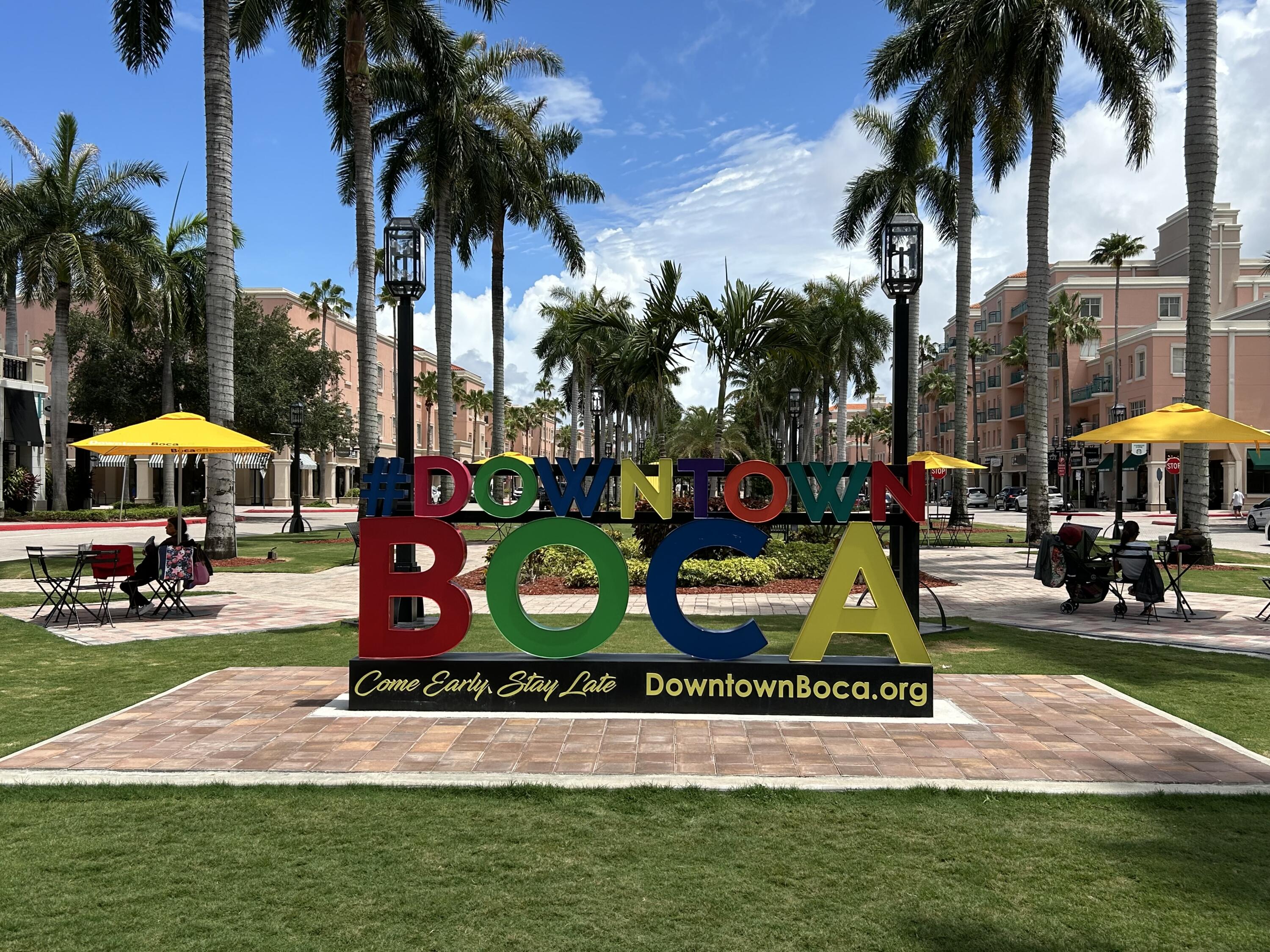 298 Southwest 6th Street, Unit 109 Boca Raton, FL 33432 - Photo 28 of 28 a view of outdoor space with garden and entertaining space