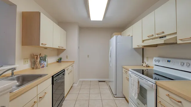 a kitchen that has a sink and a stove in it