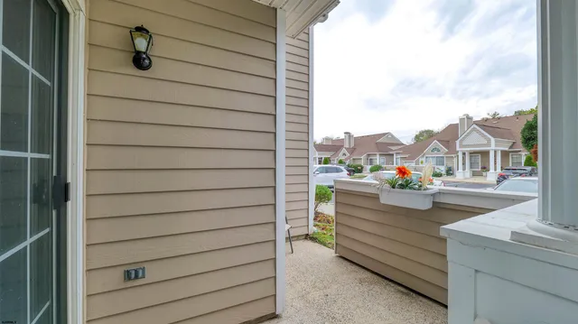 a view of a house with a balcony