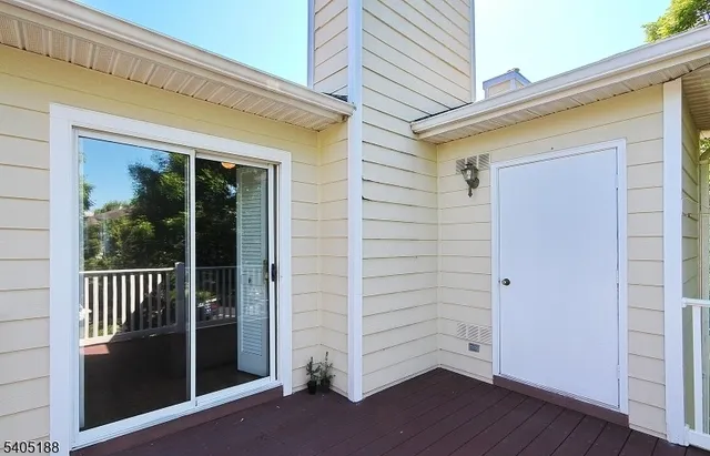 a view of front door and porch