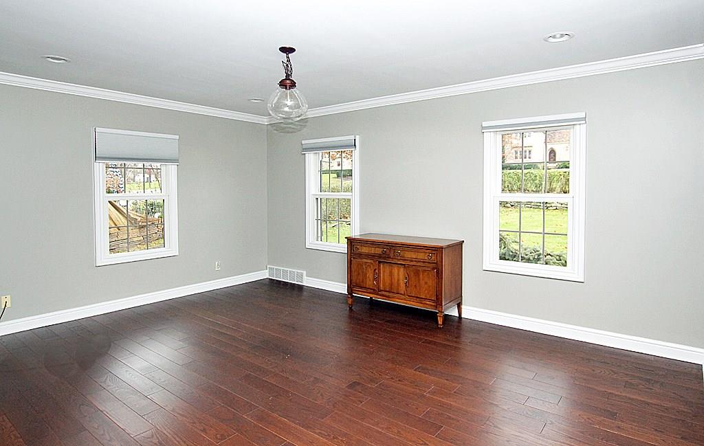 764 Osage Road Mt. Lebanon, PA 15243 - Photo 3 of 24 Formal Dining room with hardwood floors , crown molding and recessed lights. This dining room is open to the entry and dining room.