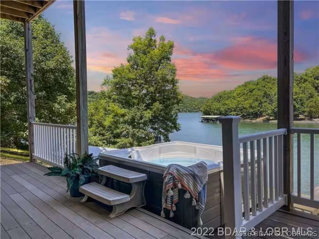 575 Graceland Point Climax Springs, MO 65324 - Photo 51 of 59 Sunset from the Hot Tub