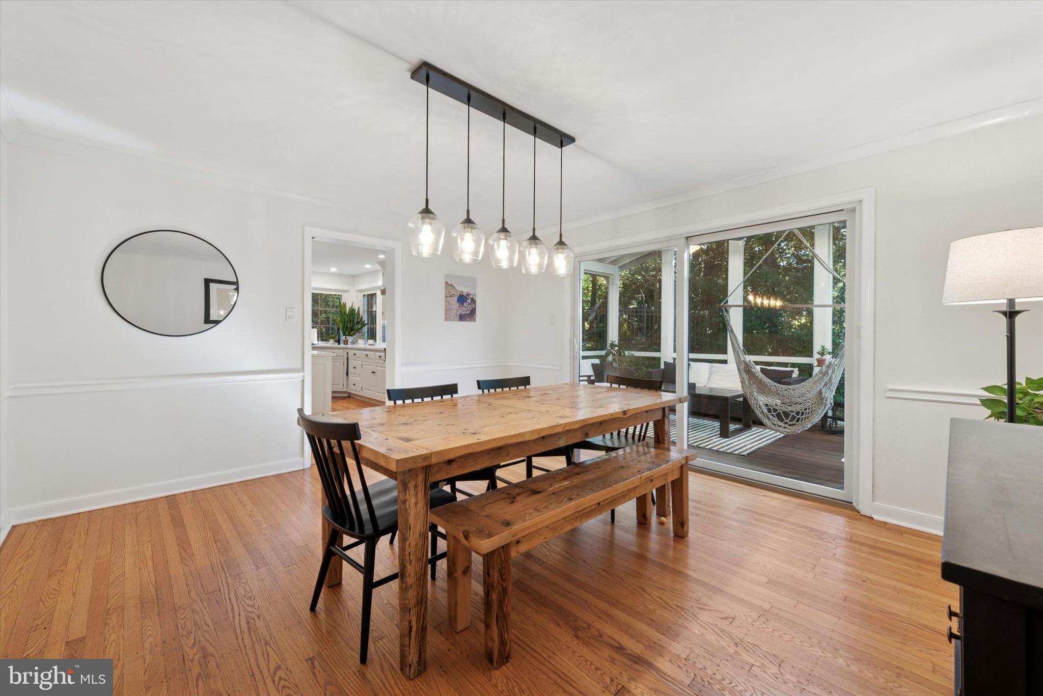 103 Deepdale Road Wayne, PA 19087 - Photo 11 of 41 a view of a dining room with furniture window and wooden floor