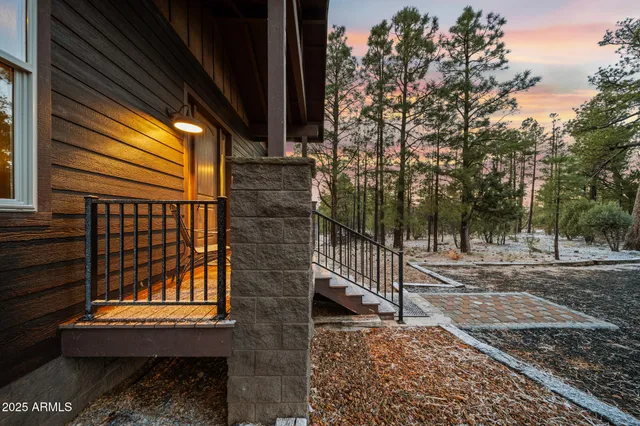 a view of city and mountain
