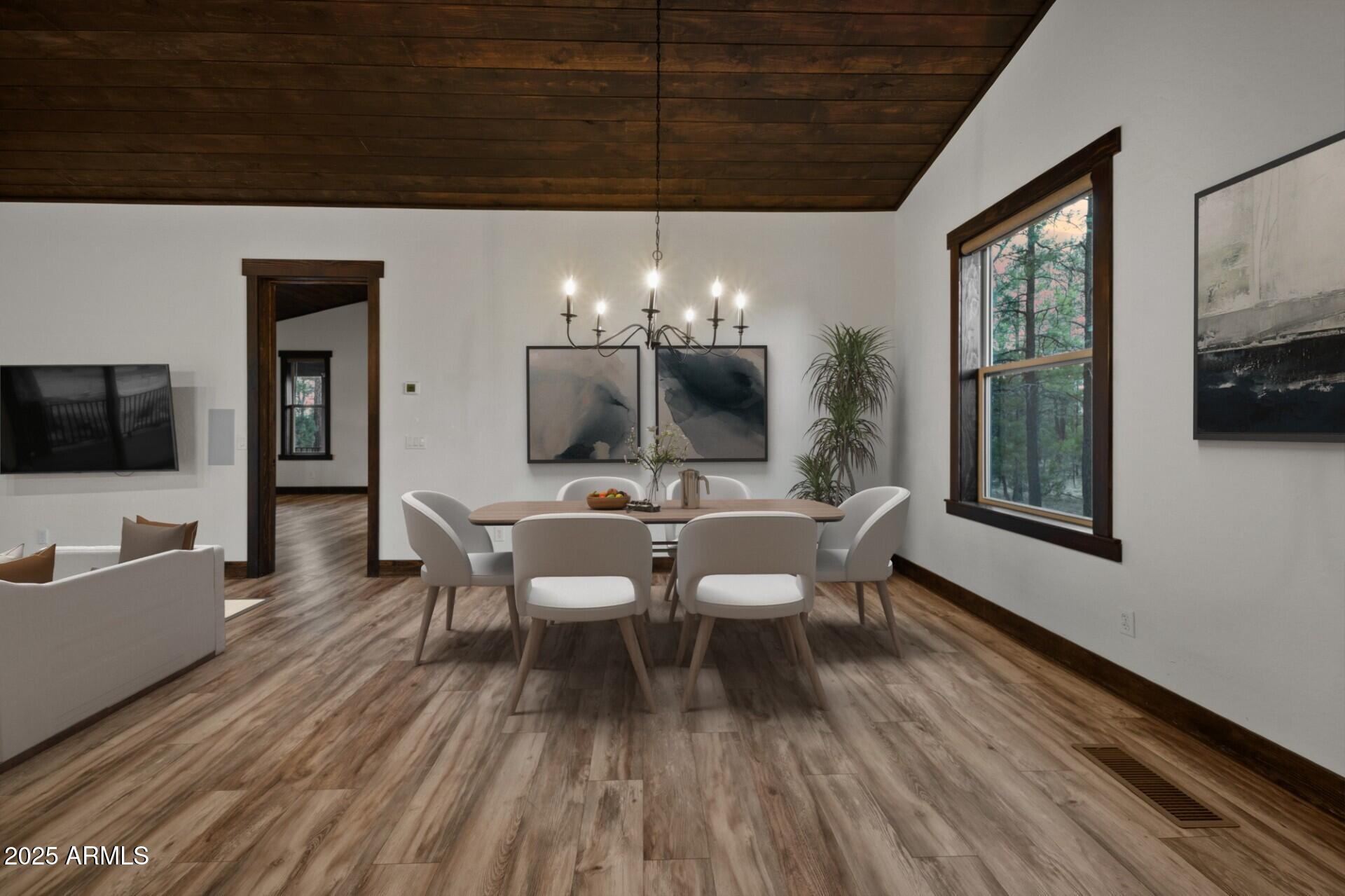 2702 Majestic Elk Road Overgaard, AZ 85933 - Photo 36 of 89 Majectic Elk Dining Staged