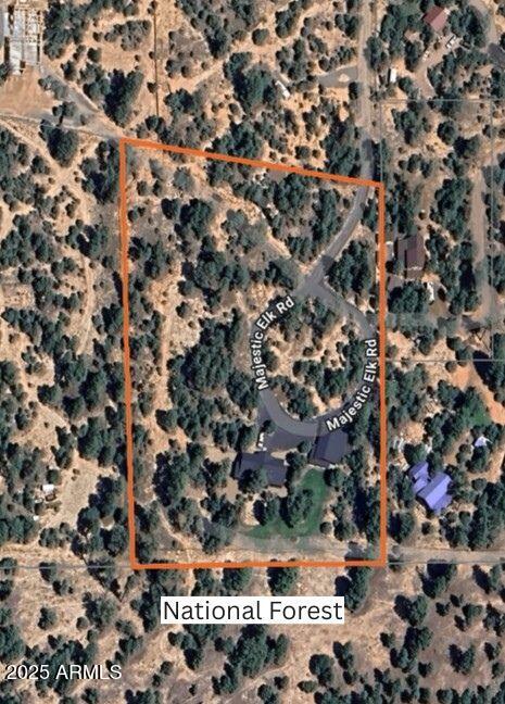2702 Majestic Elk Road Overgaard, AZ 85933 - Photo 7 of 89 Aerial Property Lines