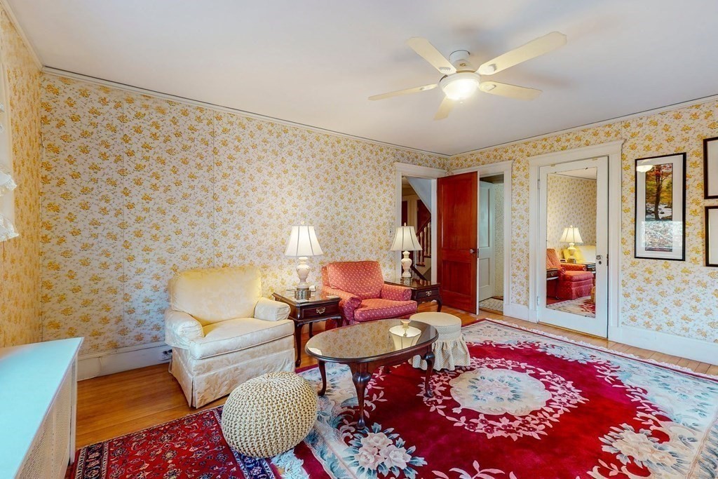 246 Clark Road Brookline, MA 02445 - Photo 15 of 18 a living room with furniture and wooden floor