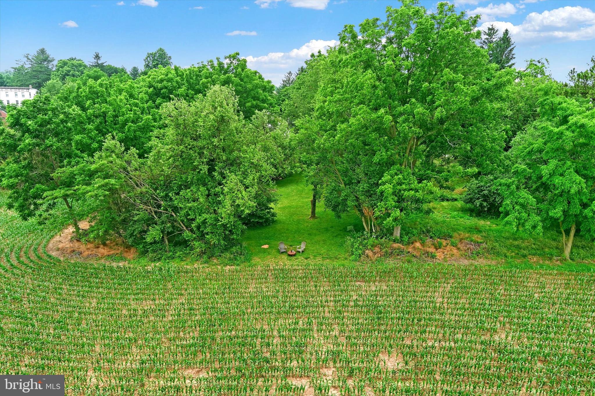3341 Uniontown Road Westminster, MD 21158 - Photo 44 of 54 Aerial view from cornfield back toward house