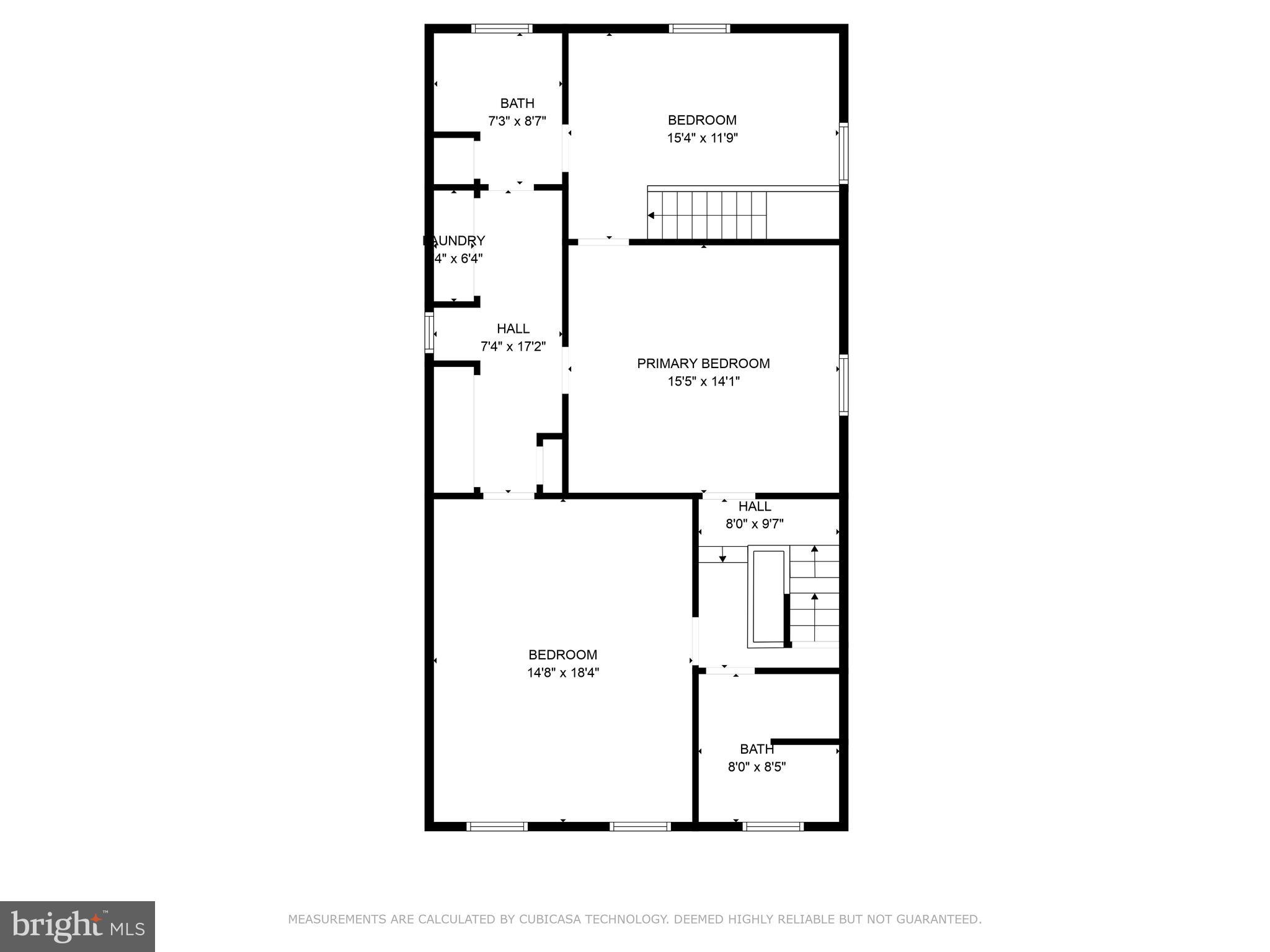 3341 Uniontown Road Westminster, MD 21158 - Photo 54 of 54 Second Floor Plan - current Primary BR is at front