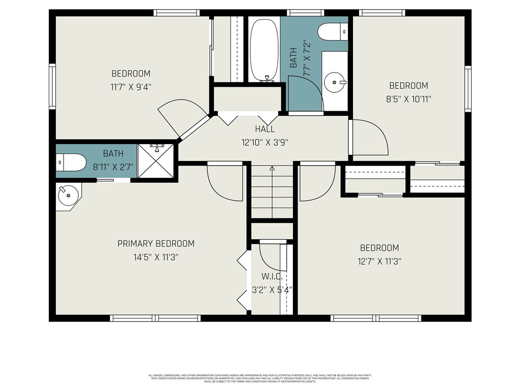 10 High Point Drive Parma, NY 14559 - Photo 28 of 28 2nd floor layout
