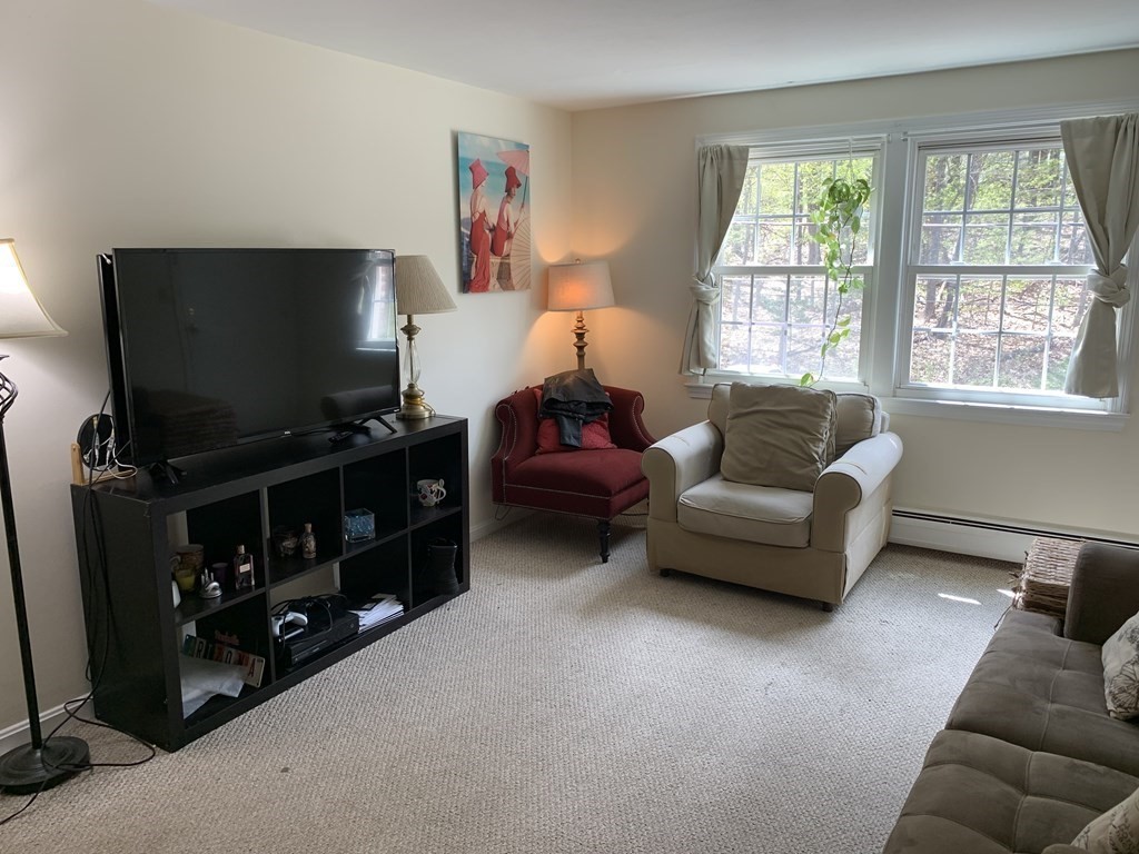 180 Tyngsboro Road, Unit 55D Chelmsford, MA 01863 - Photo 8 of 20 a living room with furniture and a flat screen tv