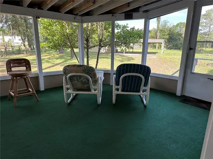 a view of a yard with a trees