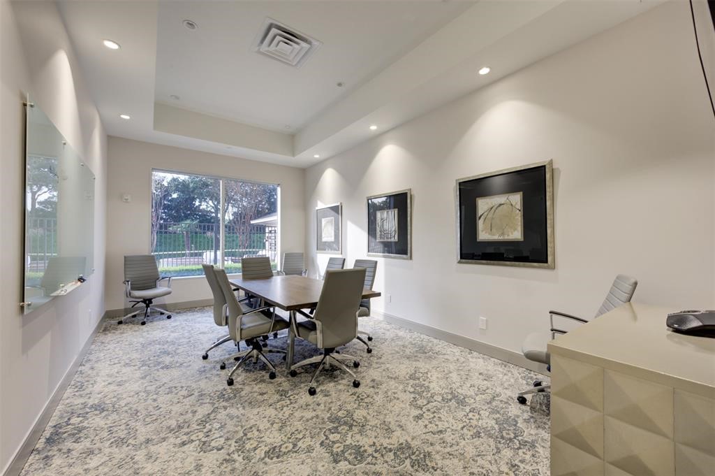3333 Allen Parkway, Unit 602 Houston, TX 77019 - Photo 38 of 49 a dining room with furniture and wooden floor