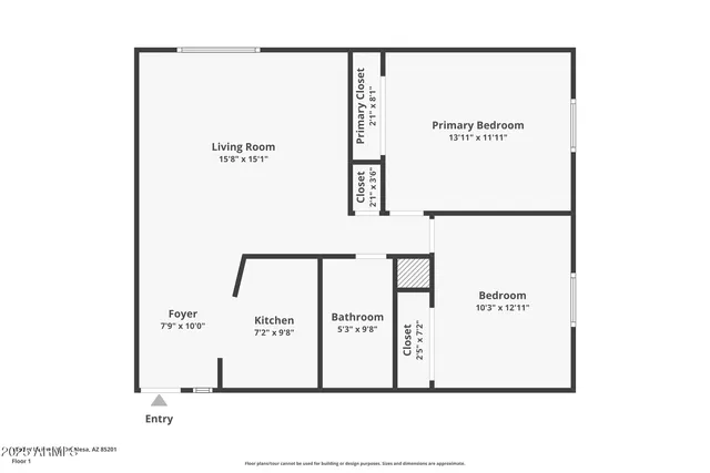 $1,295 | 1050 West University Drive, Unit 202, Mesa, AZ 85201