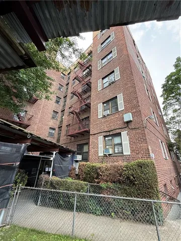 a view of a building with a outdoor space
