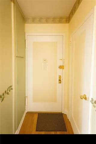 a view of a bathroom with a shower