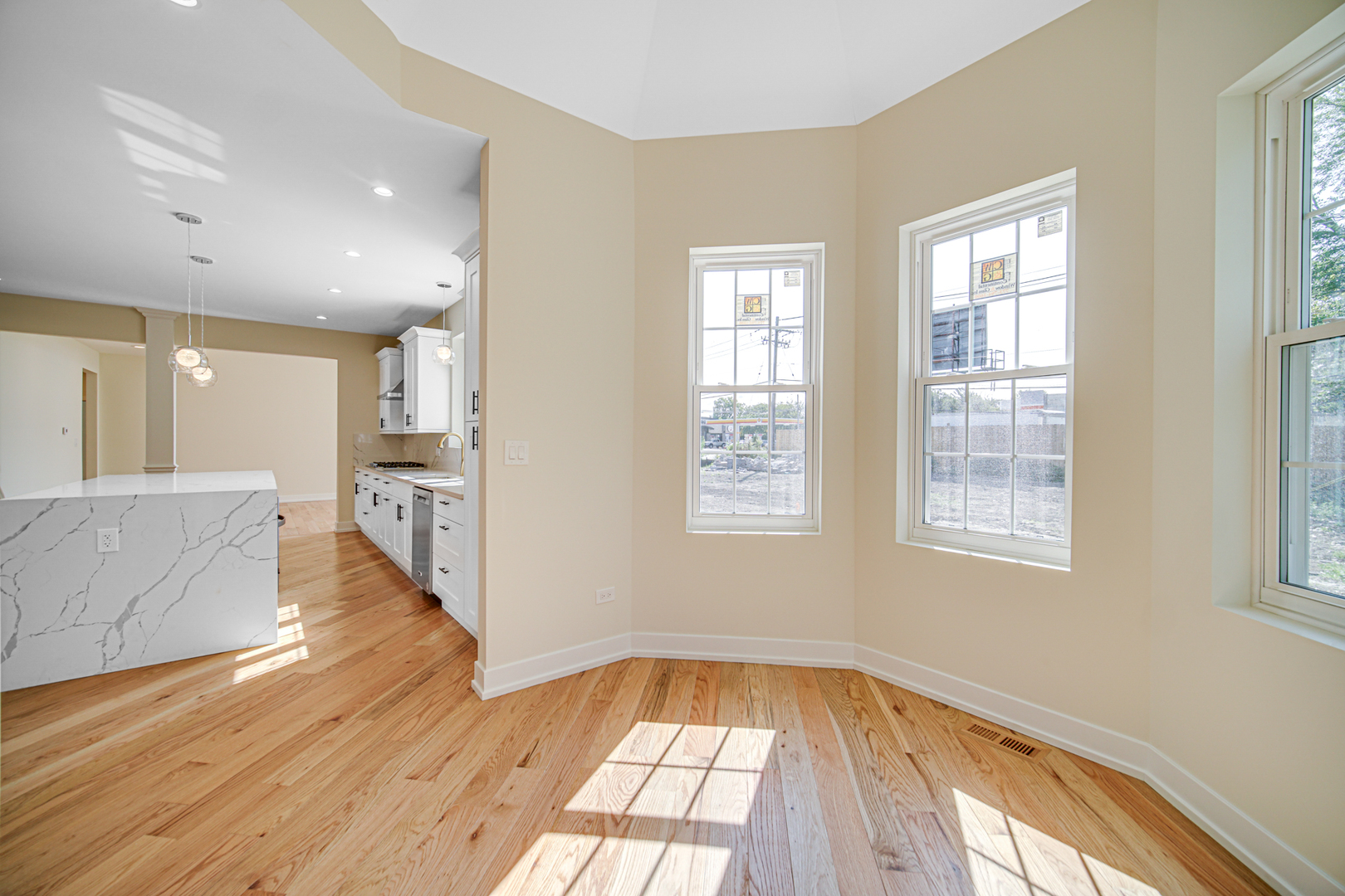 602 Glenshire Road Glenview, IL 60025 - Photo 38 of 98 a view of an empty room with wooden floor and a window