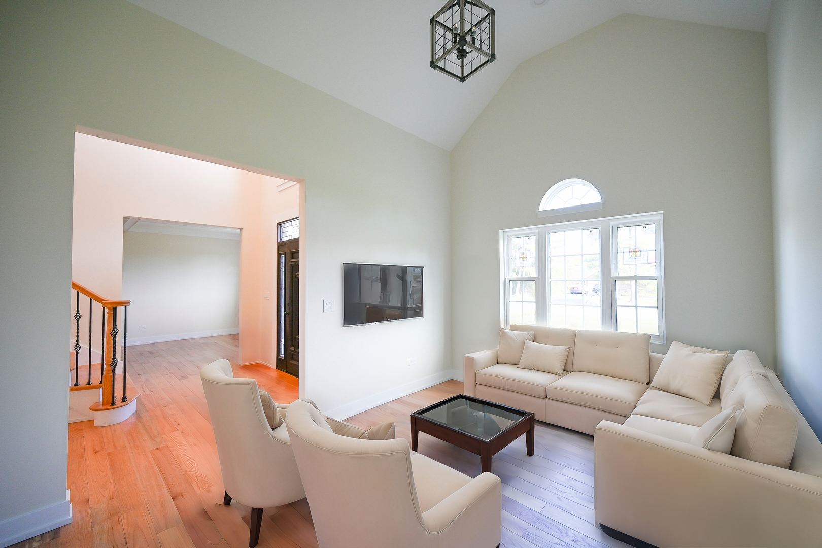 602 Glenshire Road Glenview, IL 60025 - Photo 42 of 98 a living room with furniture and a flat screen tv