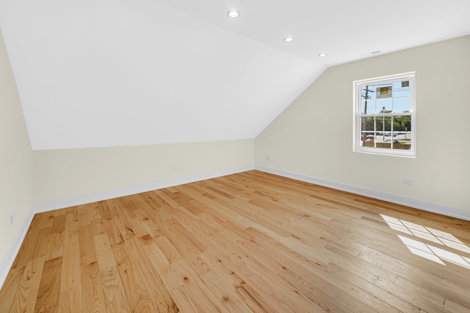 602 Glenshire Road Glenview, IL 60025 - Photo 73 of 98 a view of empty room with wooden floor and fan
