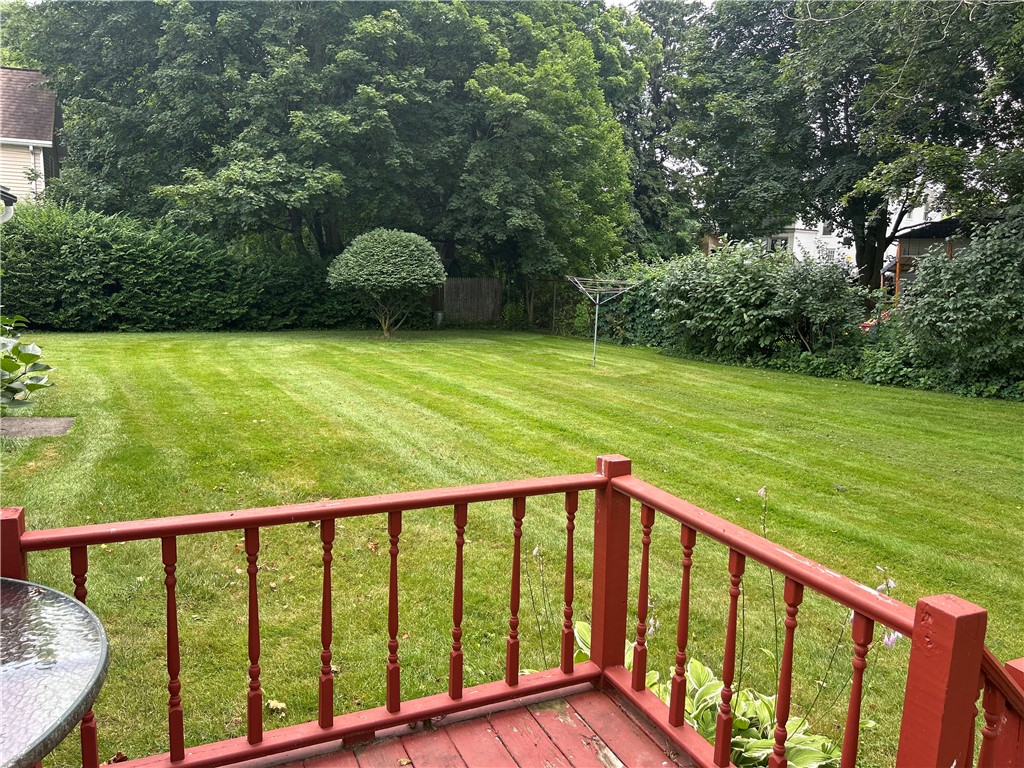 46 Watkins Avenue Perry, NY 14530 - Photo 20 of 22 Backyard deck