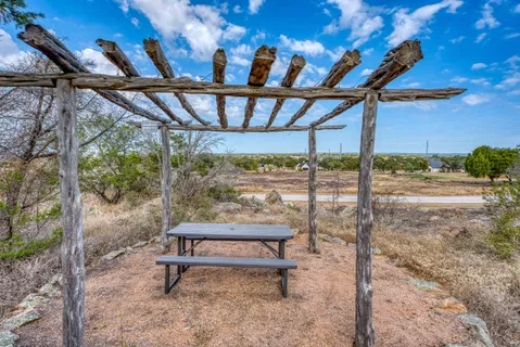 a view of a chairs in an outdoor space