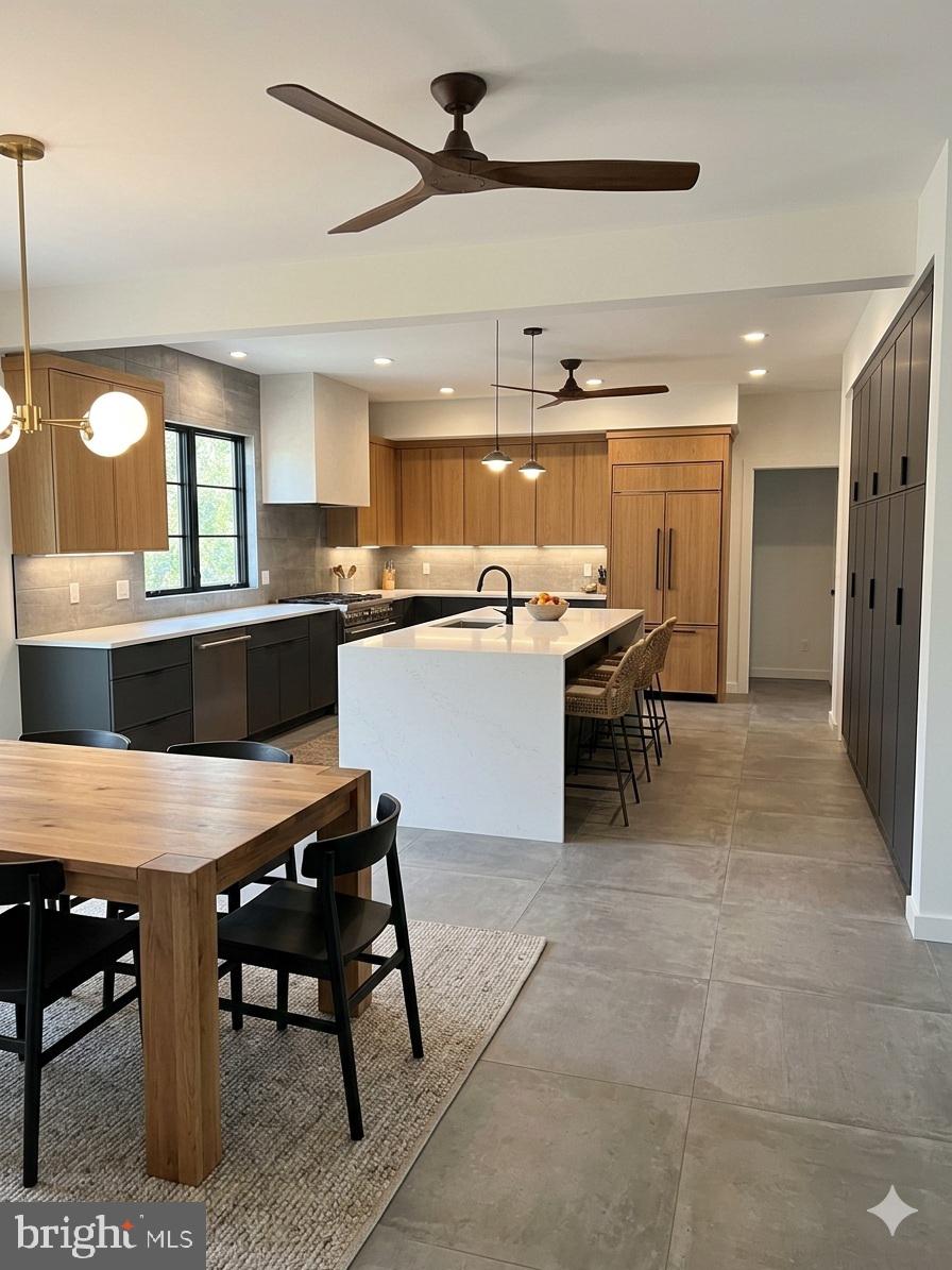 916 Log College Drive Warminster, PA 18974 - Photo 12 of 30 AI Generated Combining Dining Room and Kitchen