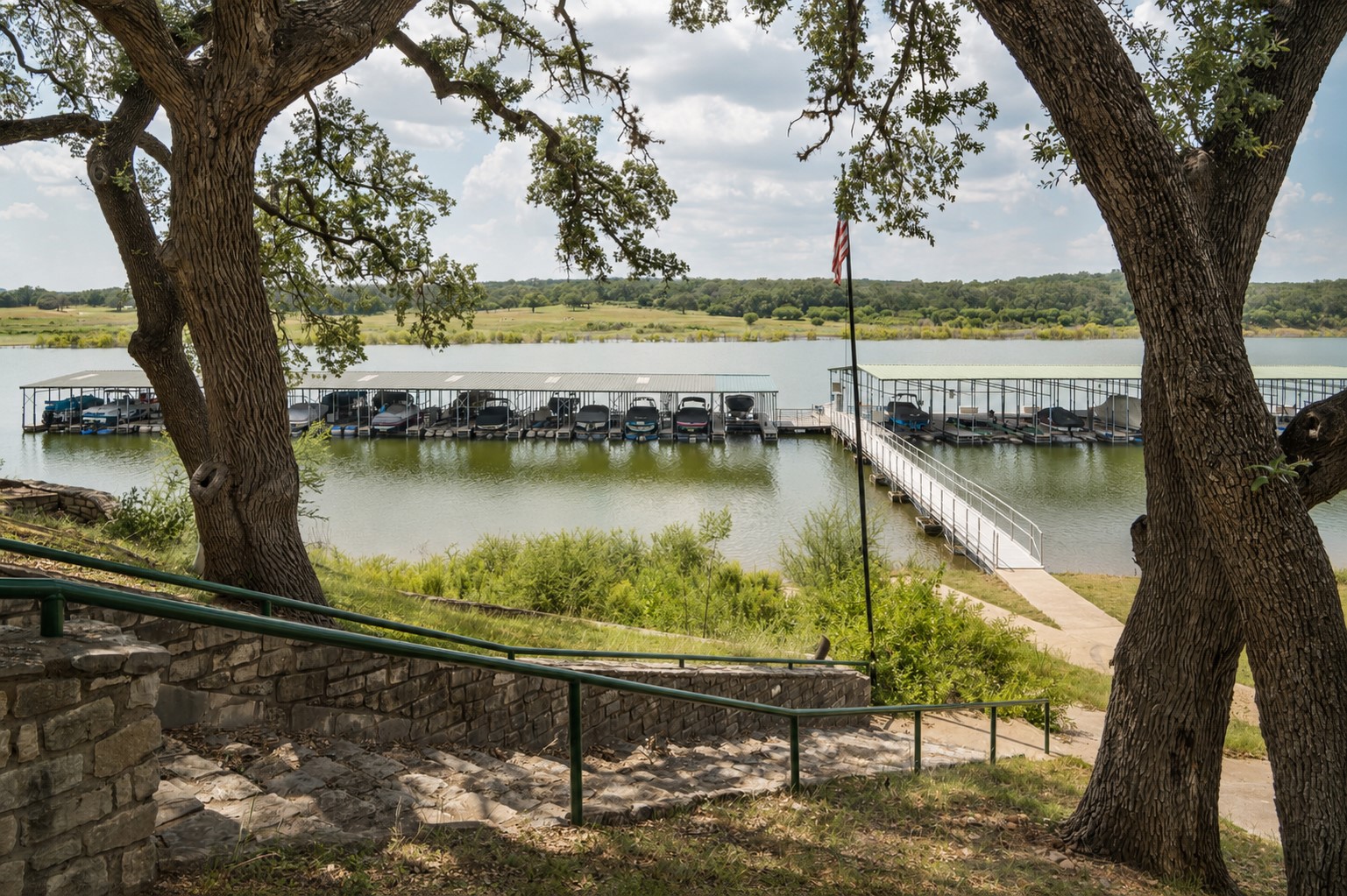 828 Wesley Ridge Drive Spicewood, TX 78669 - Photo 7 of 19 Stairs leading to the gated boat slip that will convey! Rare opportunity!