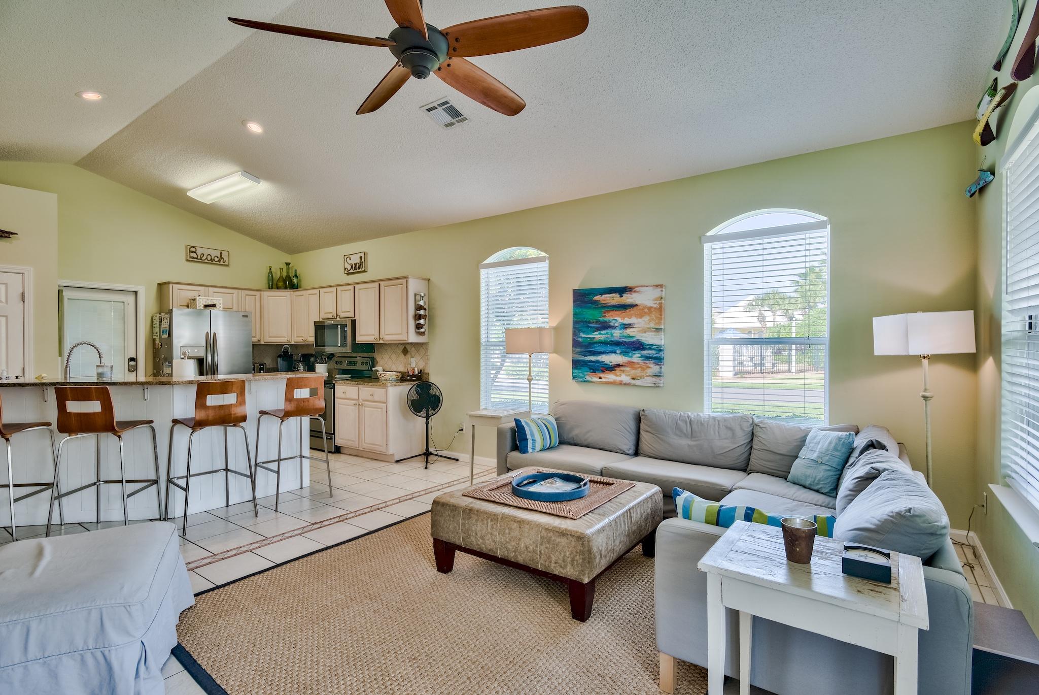 16 Ruby Cove Miramar Beach, FL 32550 - Photo 6 of 40 a living room with furniture and a wooden floor