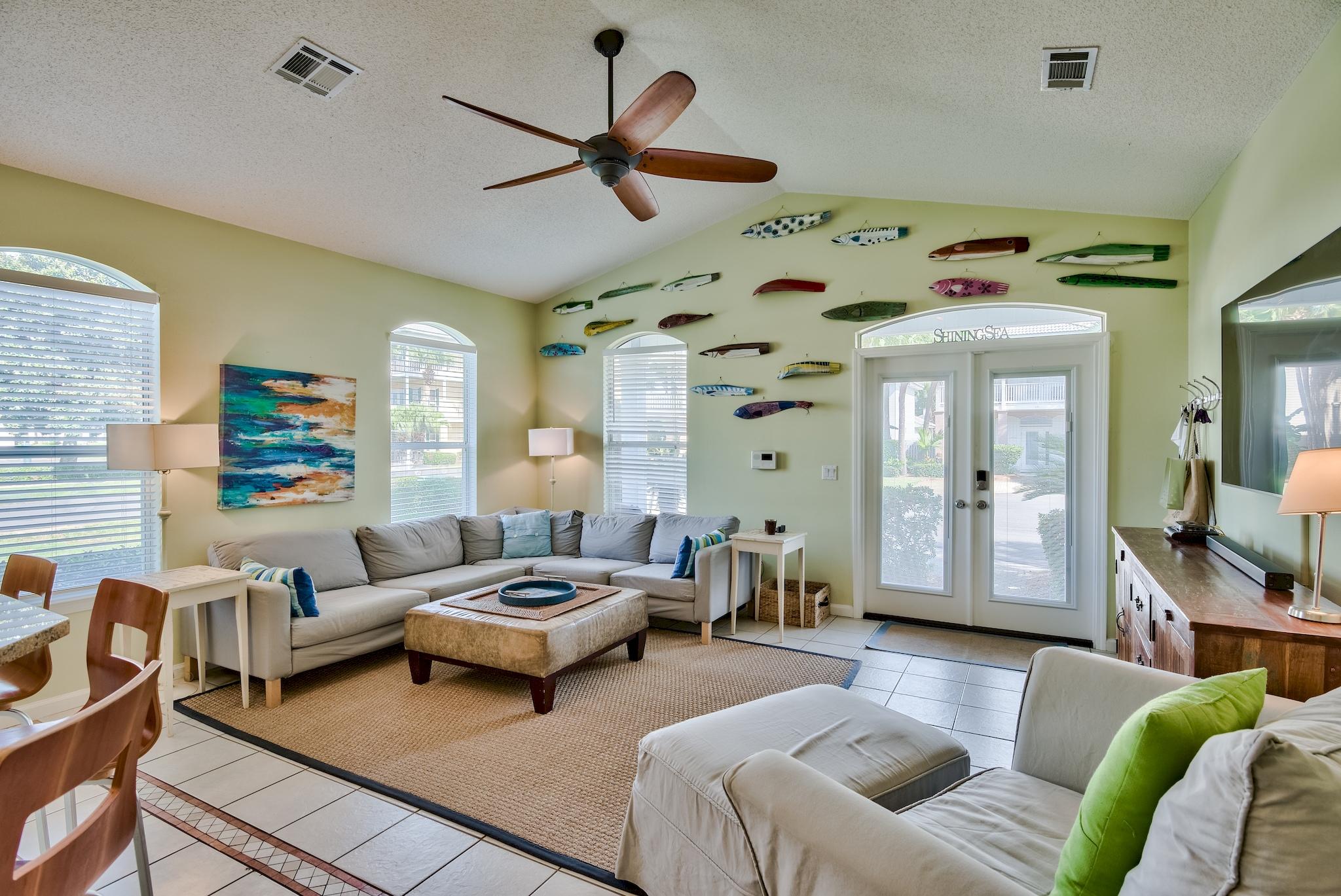 16 Ruby Cove Miramar Beach, FL 32550 - Photo 7 of 40 a living room with furniture and a large window