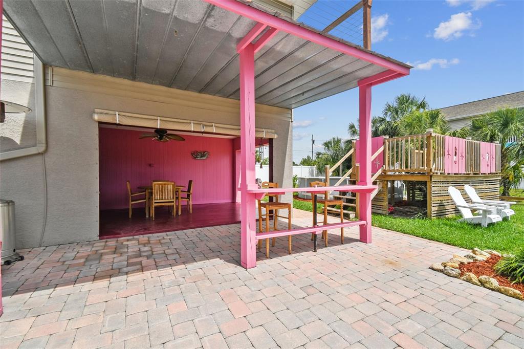 3227 Rose Arbor Drive Hernando Beach, FL 34607 - Photo 36 of 52 a view of a backyard with a patio