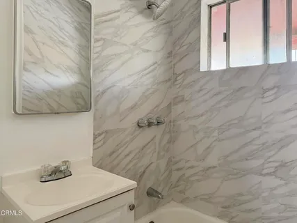 a bathroom with a sink