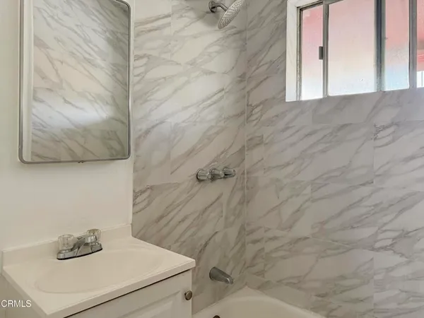 a bathroom with a sink