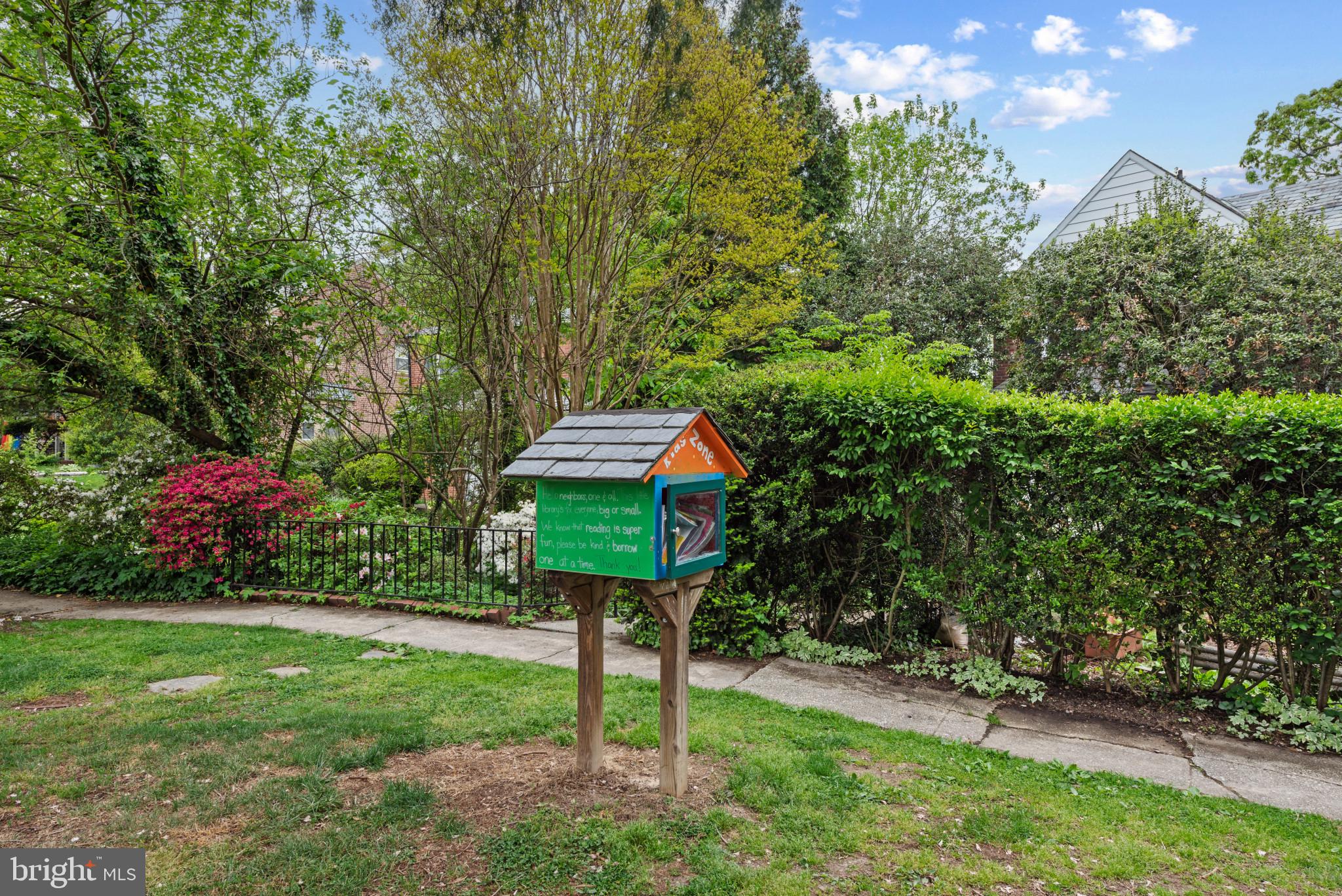 4212 Westview Road Baltimore, MD 21218 - Photo 29 of 35 Little Free Library adjacent to front sidewalk