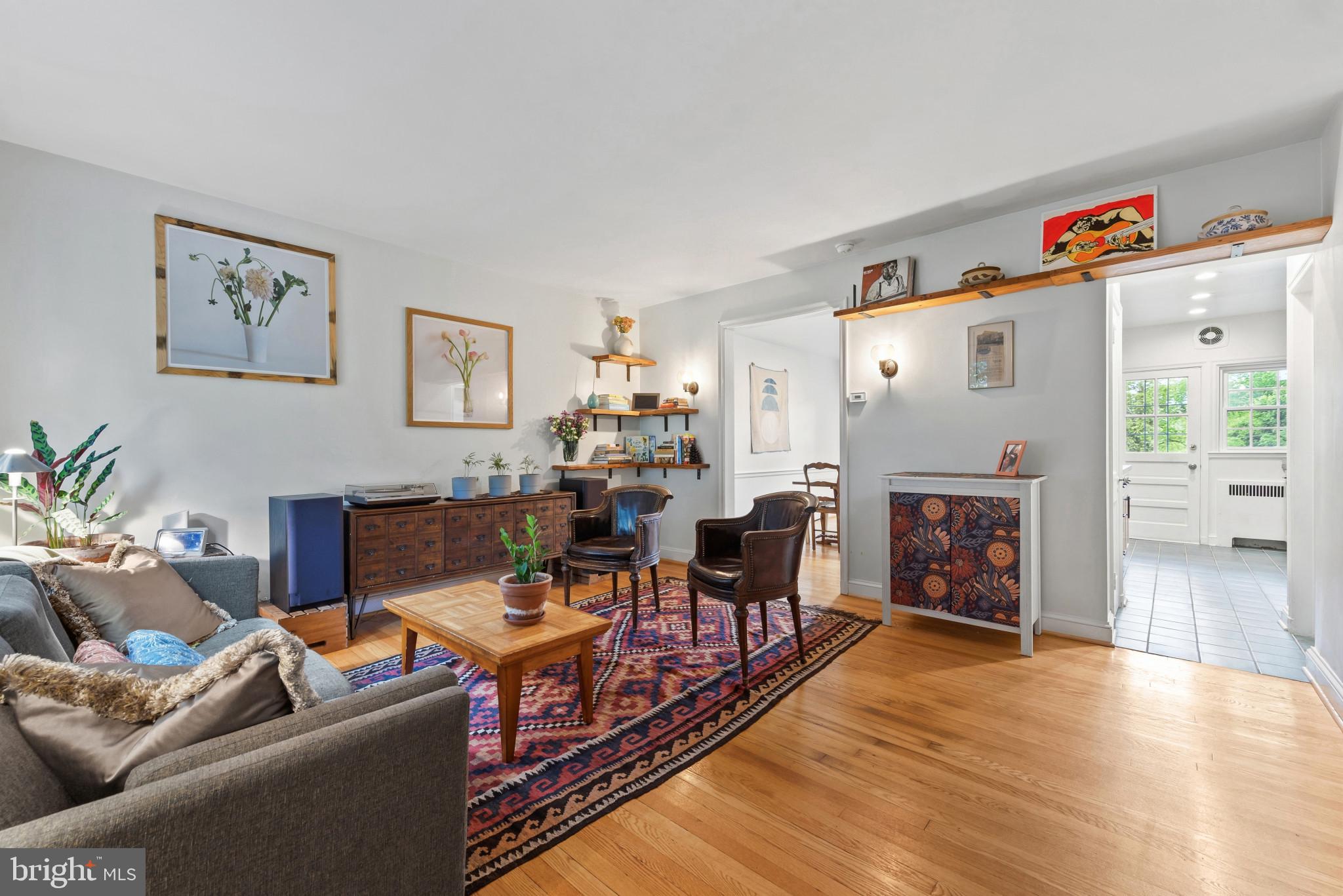 4212 Westview Road Baltimore, MD 21218 - Photo 5 of 35 Living Room w/ custom shelving