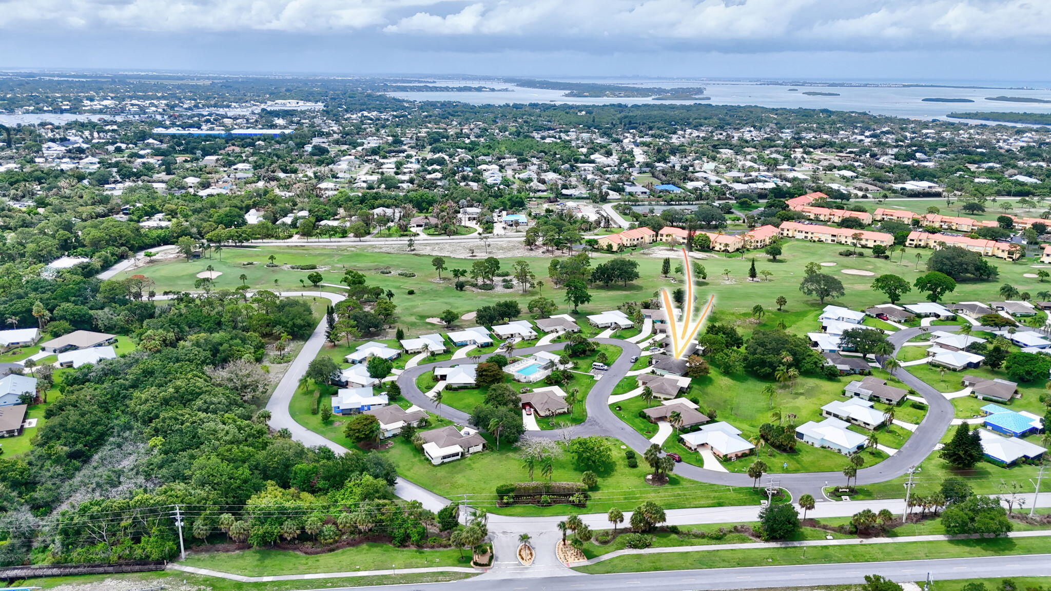 5251 Southeast Sea Island Way Stuart, FL 34997 - Photo 59 of 68 an aerial view of multiple house