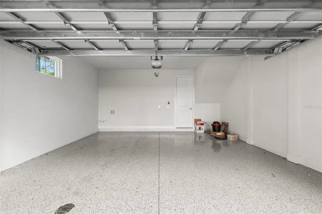 a view of a house with a garage