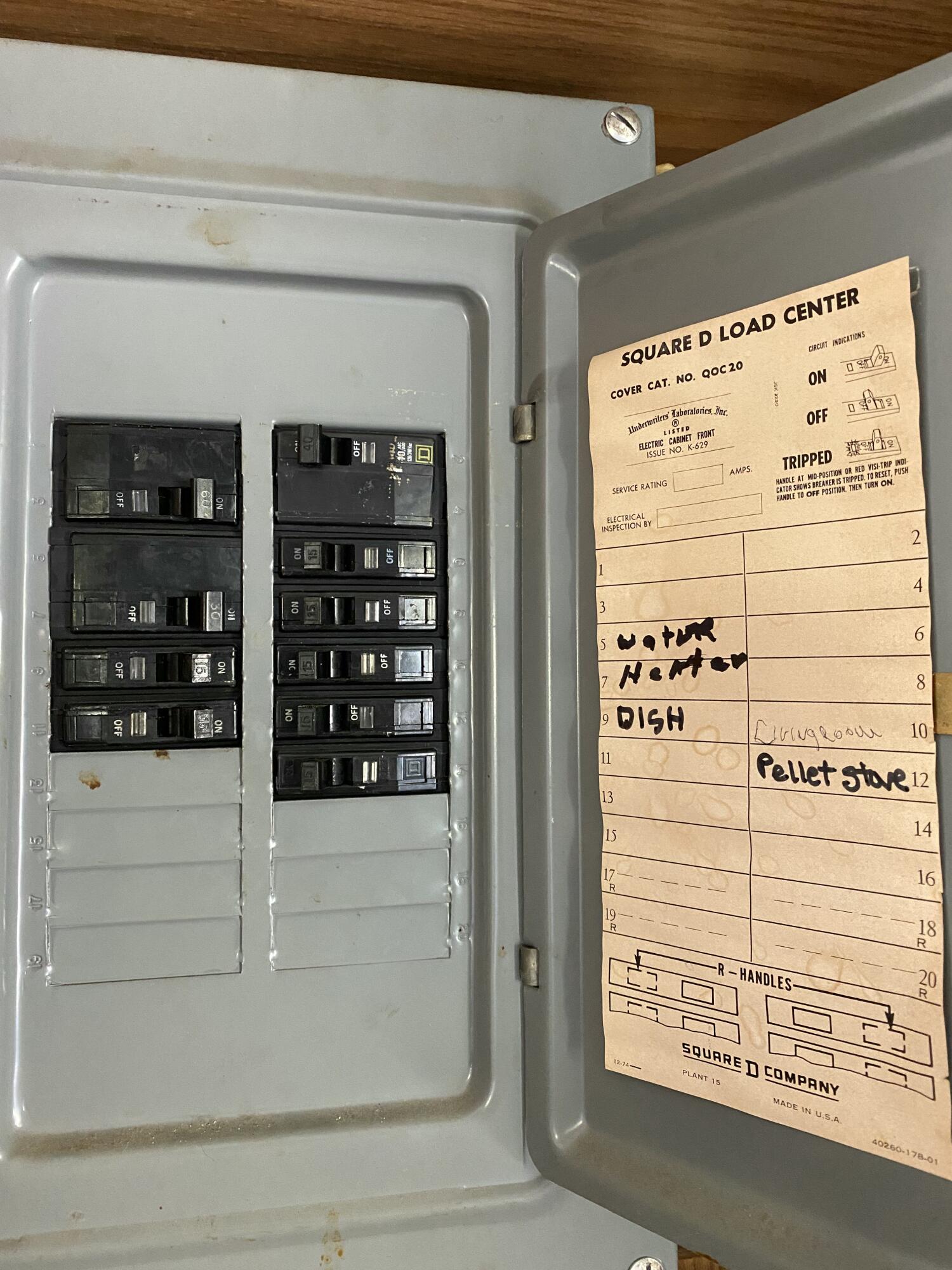 511 Beard Road Pentwater, MI 49449 - Photo 17 of 20 Electric Panel