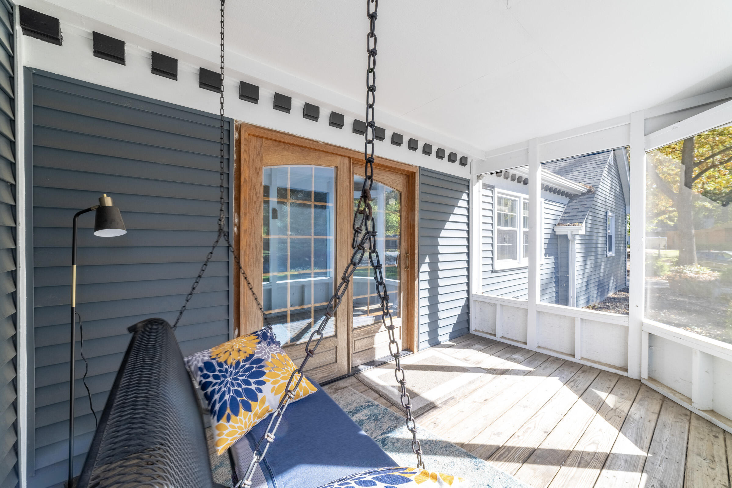 1704 Clover Lane Valparaiso, IN 46385 - Photo 36 of 40 a balcony view with a outdoor seating space