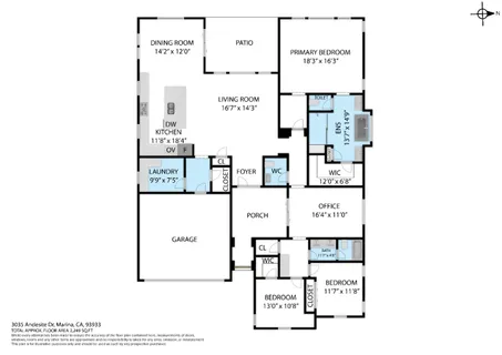 $1,298,000 | 3035 Andesite Drive, Marina, CA 93933
