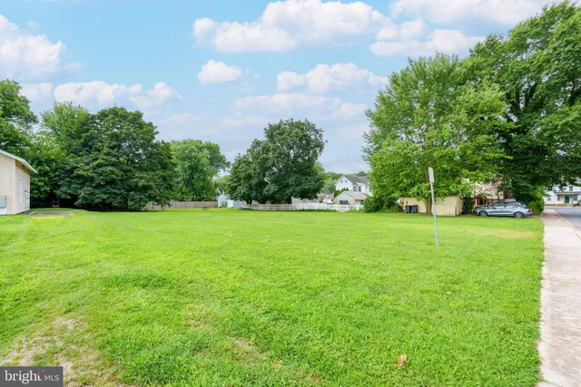 a view of yard with green space