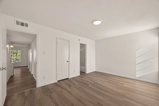 wooden floor in an empty room