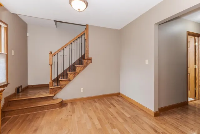 a view of an empty room