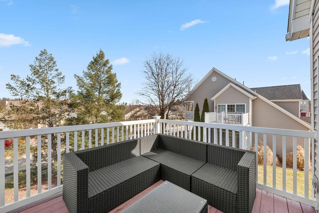 21 B Edinburgh Street Valparaiso, IN 46385 - Photo 17 of 17 a view of a bench in the roof deck