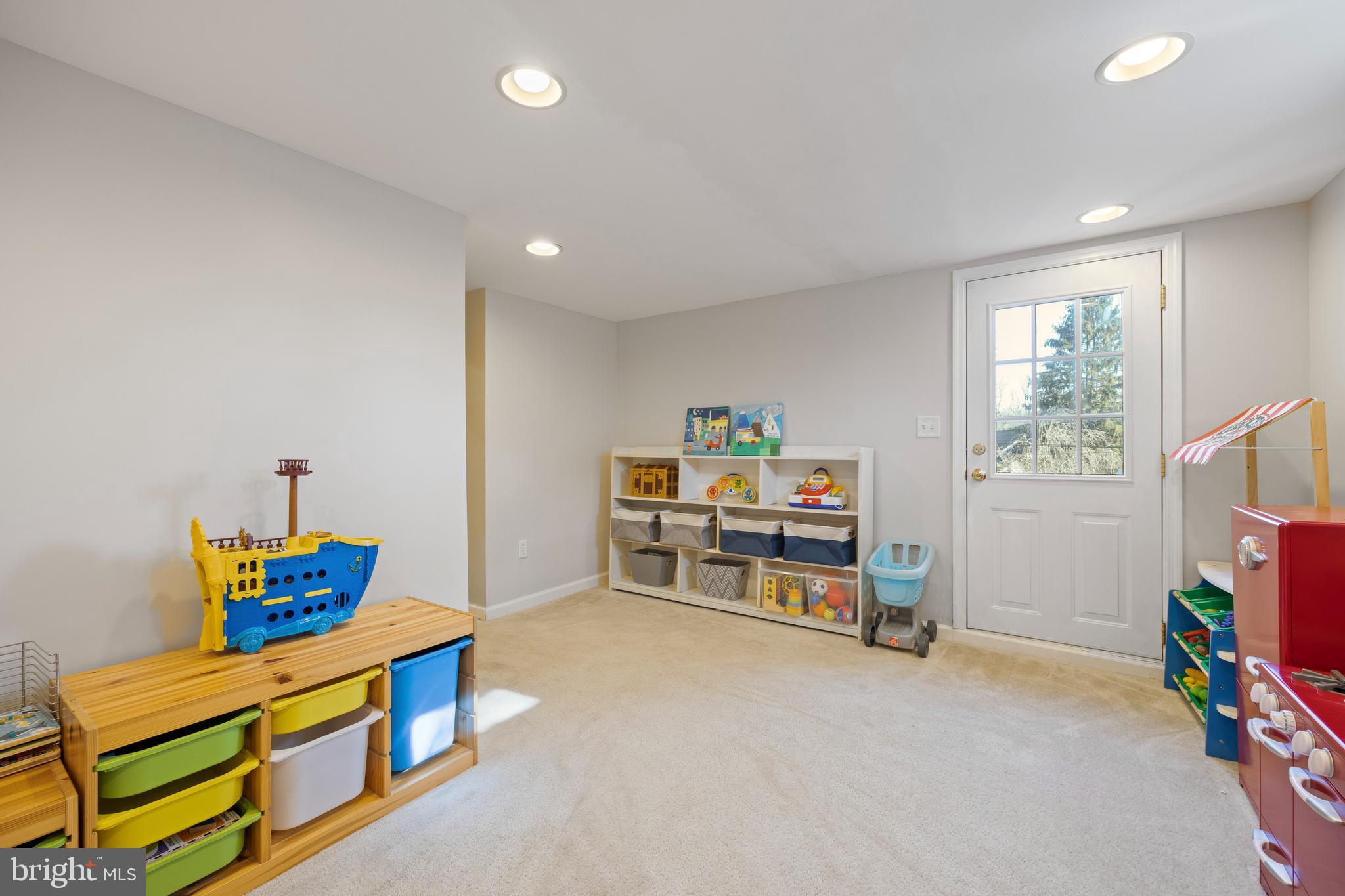 333 Oak Terrace Wayne, PA 19087 - Photo 41 of 47 Finished Basement with Walk-Out