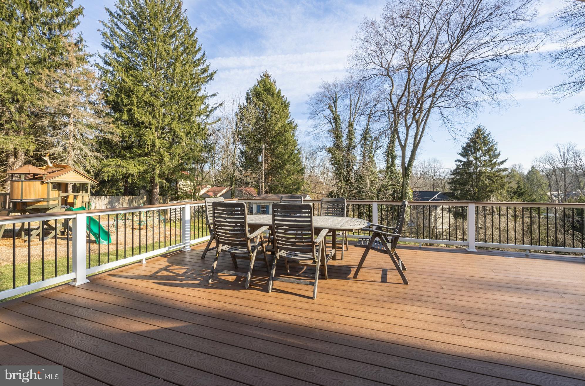 333 Oak Terrace Wayne, PA 19087 - Photo 44 of 47 Rear Deck Off The Living Room